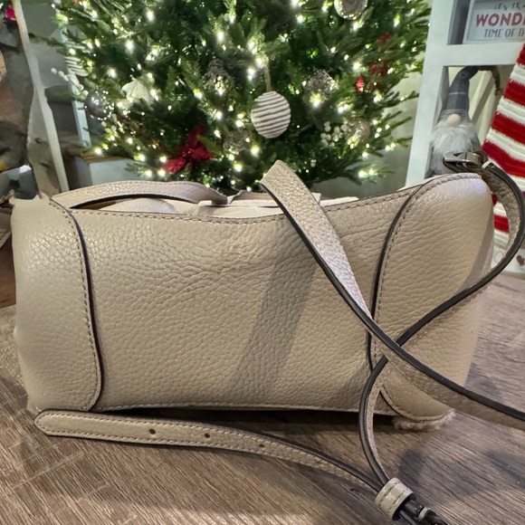 Kate Spade Leila leather & shearling backpack Rare main image 5